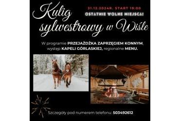 Sylwester z muzyka na żywo oraz biesiadą - Wisła 2024/25 - 503492612