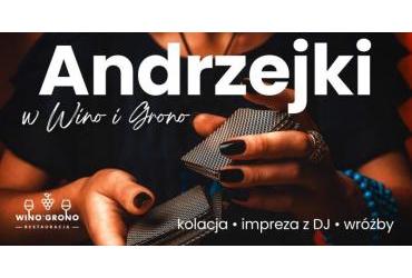 Andrzejki w Wino i Grono | KOLACJA | IMPREZA Z DJ | WRÓŻBY