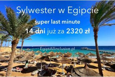 Sylwester w Egipcie super last minute 14 dni w cenie 3 dni